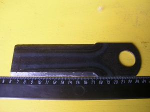 Нож КЗК 0290416 измельчителя подвижный (отв. Ø25мм)